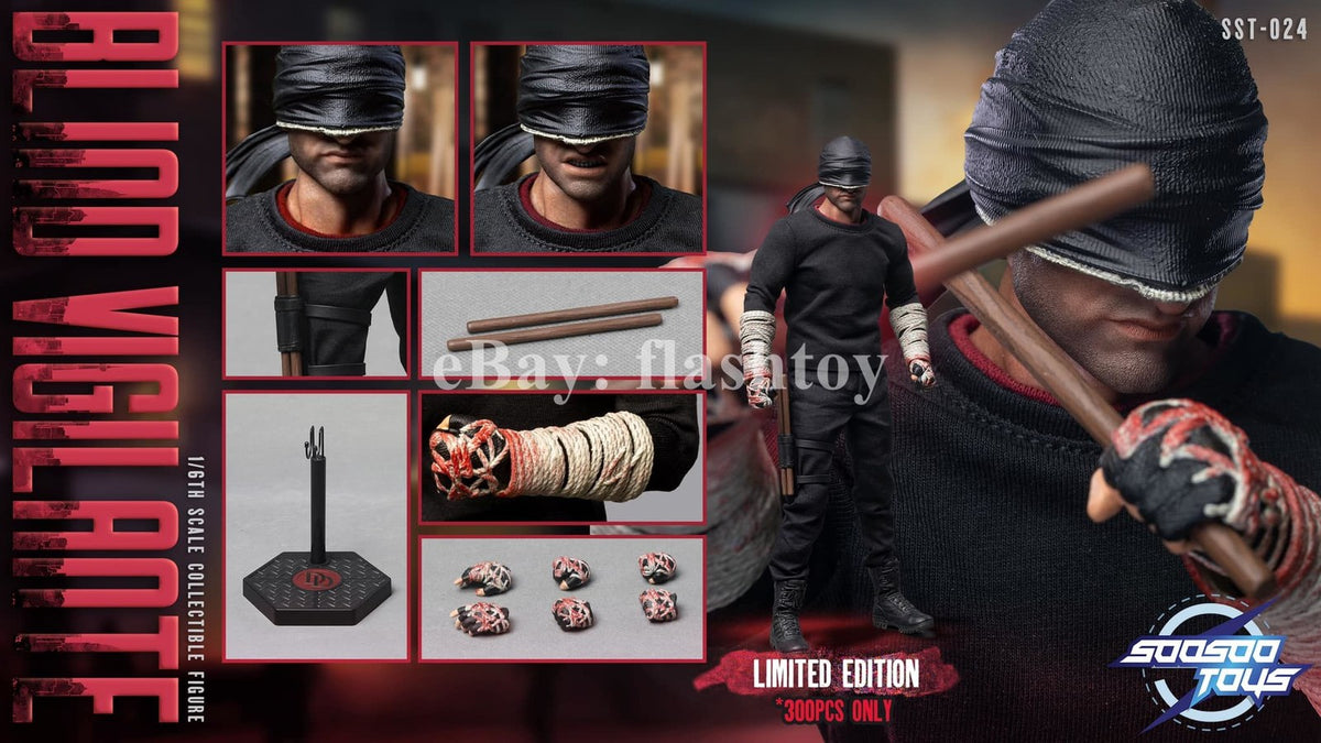Preventa Soosootoys SST-024 1/6 Blind Vigilante Matt Murdock figura de acción masculina