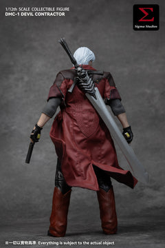 Preventa Sigma DMC-1 1/12 The Devil Crimson Dante May Cry modelo de figura de acción
