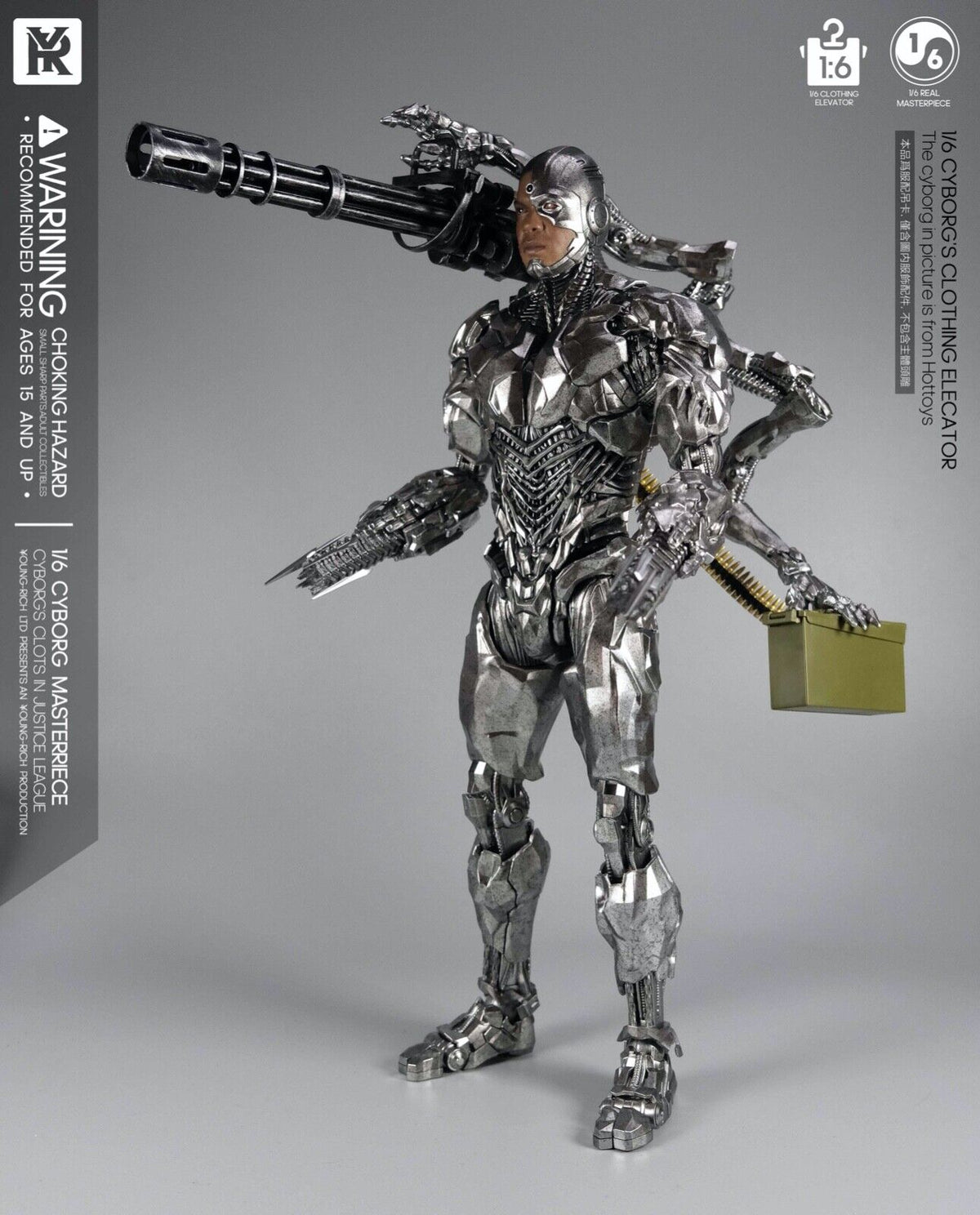 Youngrich Toys YR027 1/6 Justice League Cyborg Accessories Fit Hot Toys TMS057