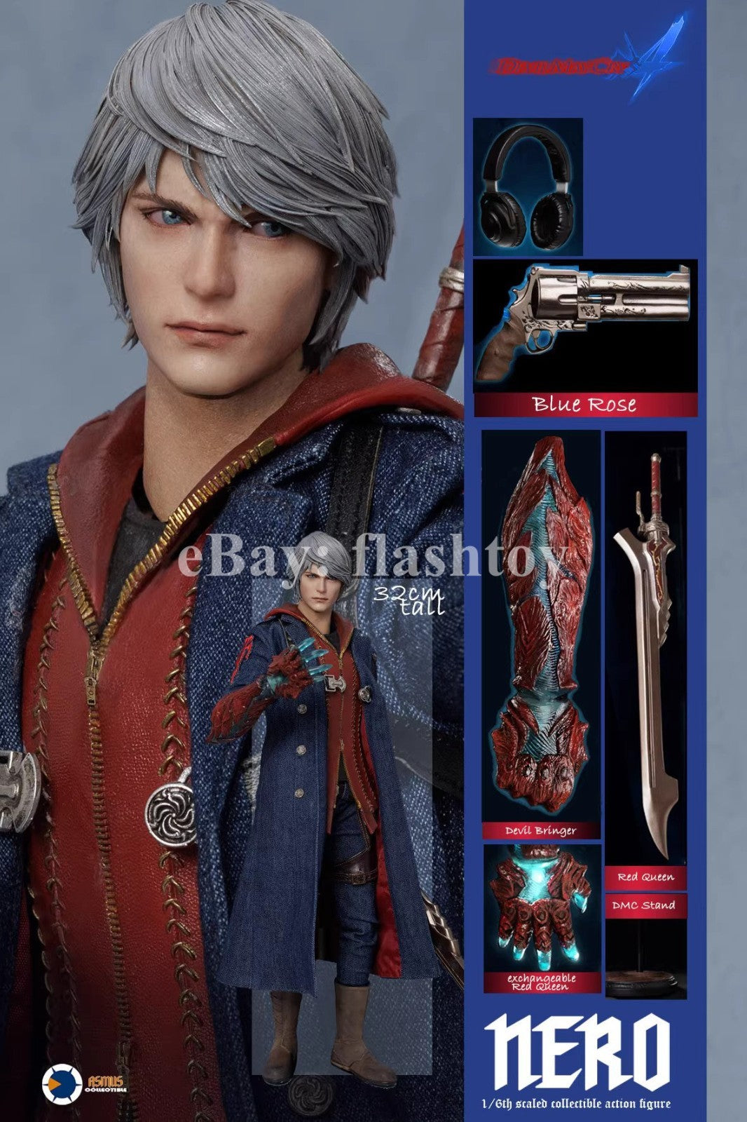 Presale ASMUS TOYS DMC400 1/6 DMC 4 Nero Collectible Male Action Figure Model