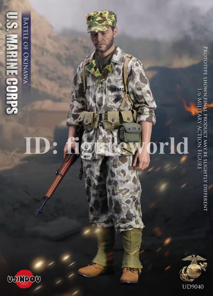 UJINDOU UD9040 1/6 Battle of OKINAWA U.S. Marine Corps Male Action Figure Model