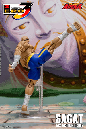 Storm Toys SFSA03 1/12 Street Fighter ZERO 3 SAGAT STORM ARENA Action Figure