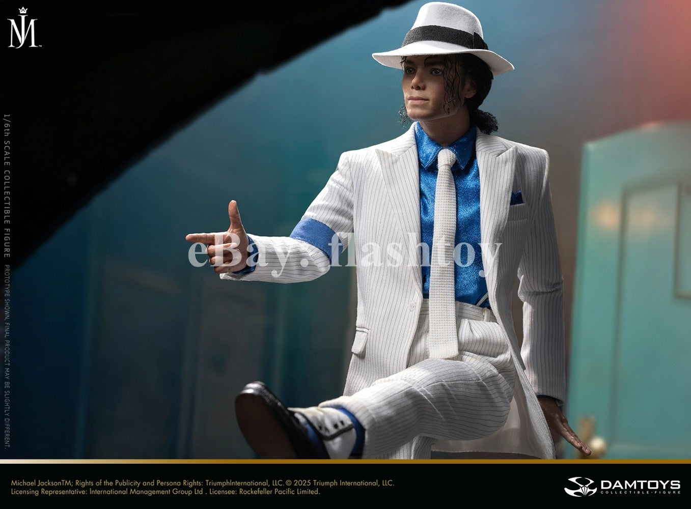 Presale DAMTOYS DMS048S 1/6 Smooth Criminal Jackson Action Figure Deluxe Ver.