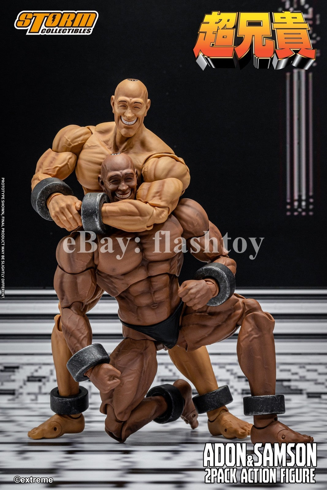 Preventa Storm Toys EXBR01 1/12 Adon & Samson Chou-Aniki 2-Pack figura de acción