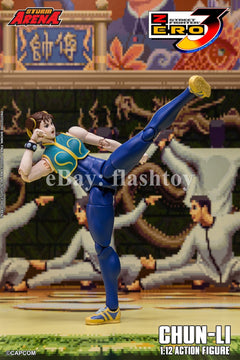 Preventa Storm Arena SFSA06 1/12 Street Fighter Zero 3 CHUN-LI figura de acción
