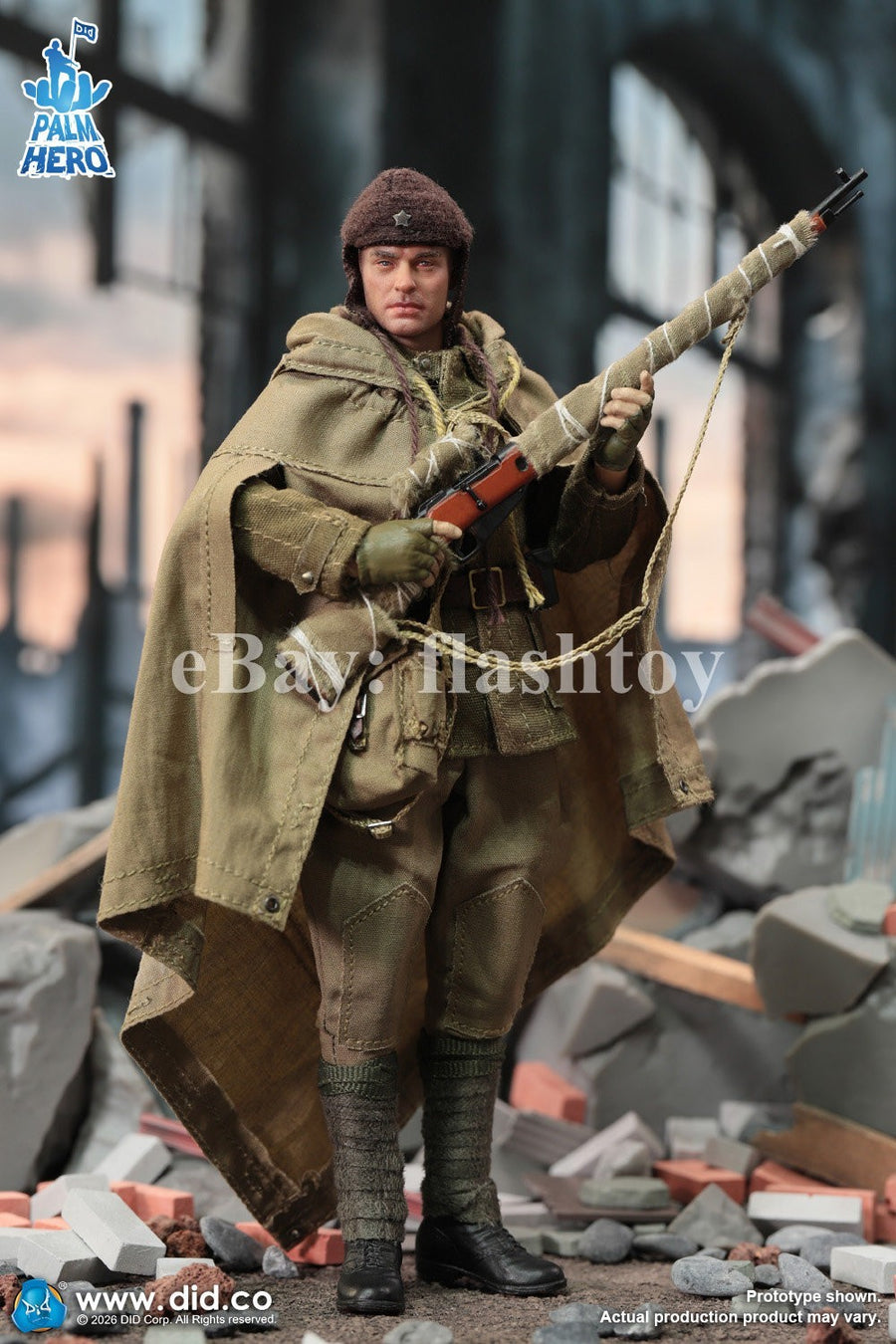 Vorverkauf DID XR80037 1/12 Zweiter Weltkrieg Russischer Scharfschütze Wassili Saizew Actionfigur Modell