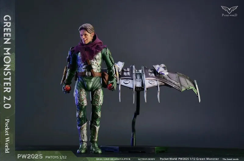 PWTOYS PW2025 1/12 Norman Green Goblin 6" Collectible Male Action Figure Model