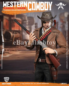 Preventa CRAZY figura LM002 1/12 Western Cowboy Daniel Mark figura de acción versión de lujo