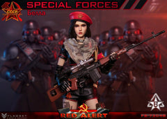 FLAGSET FS73048B 1/6 Red Alert Mobilize Troops Sniper modelo de figura de acción femenina