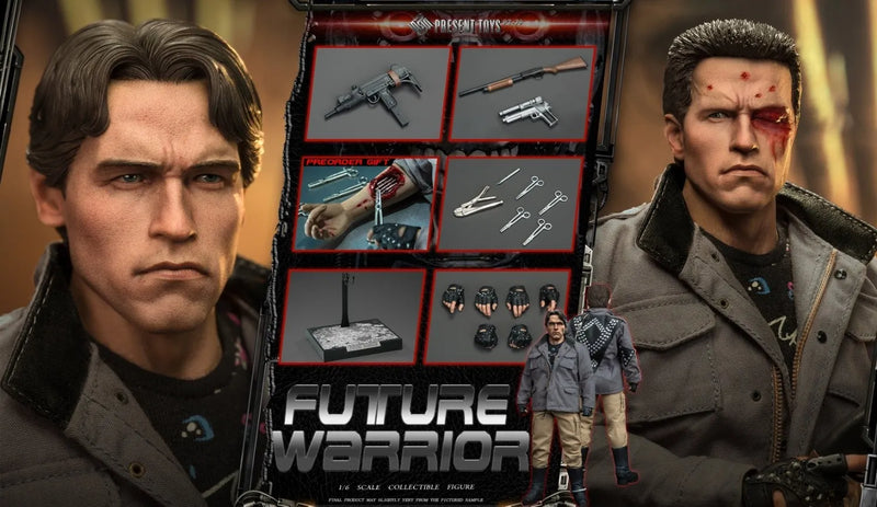 PRESENT TOYS PT-sp79 1/6 Future Warrior Arnold Collectible Male Action Figure