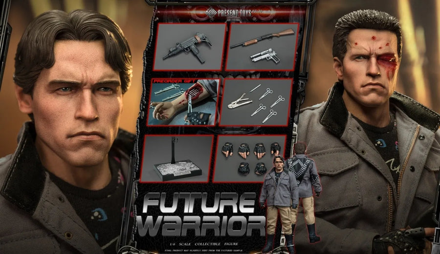 PRESENT TOYS PT-sp79 1/6 Future Warrior Arnold figura de acción masculina de colección