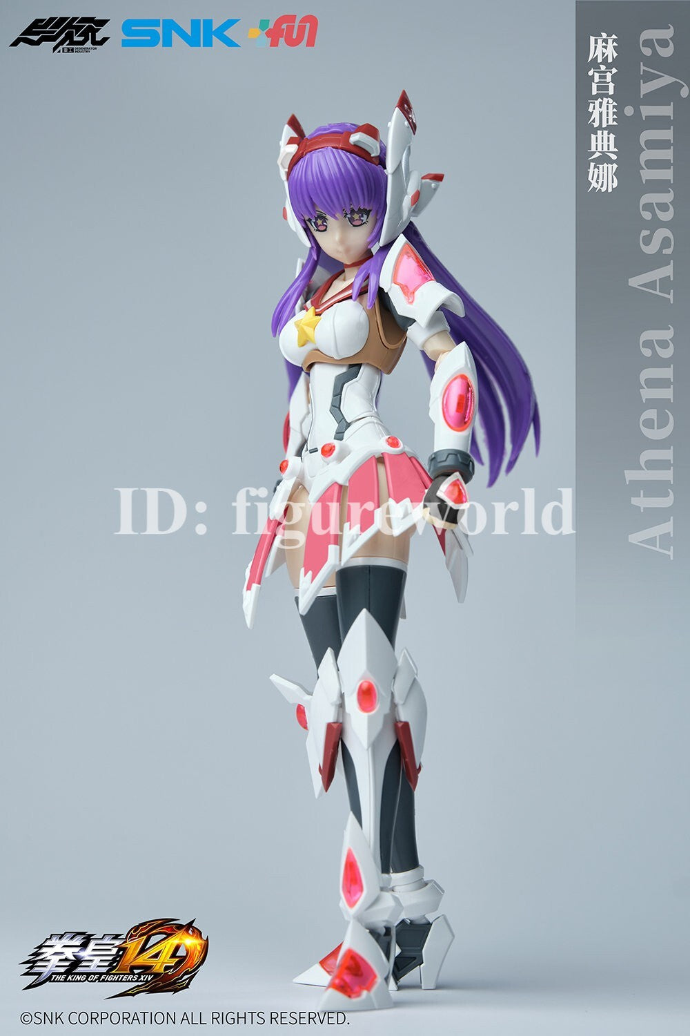YCY 1/12 Asamiya Athena Plastic Assembled Action Figure Female Model Toy