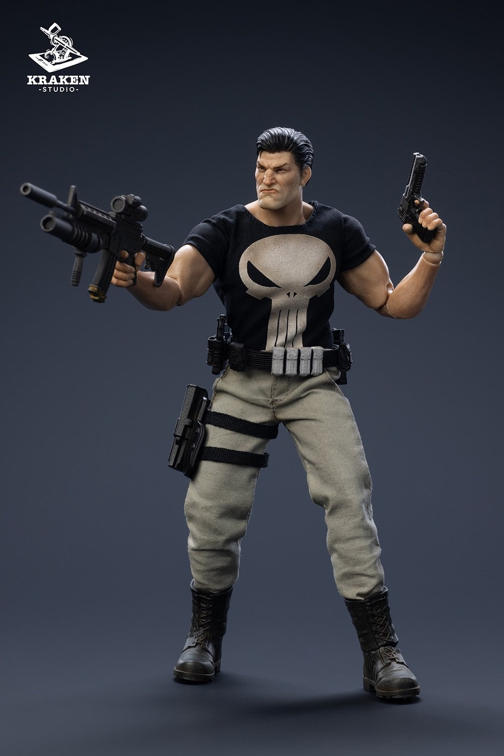KRAKEN Studio 1/12 Punisher Frank 6" Male Action Figure Model Toy Deluxe Ver.