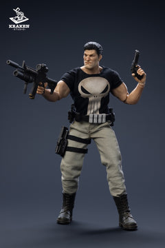 KRAKEN Studio 1/12 Punisher Frank 6" Male Action Figure Model Toy Deluxe Ver.