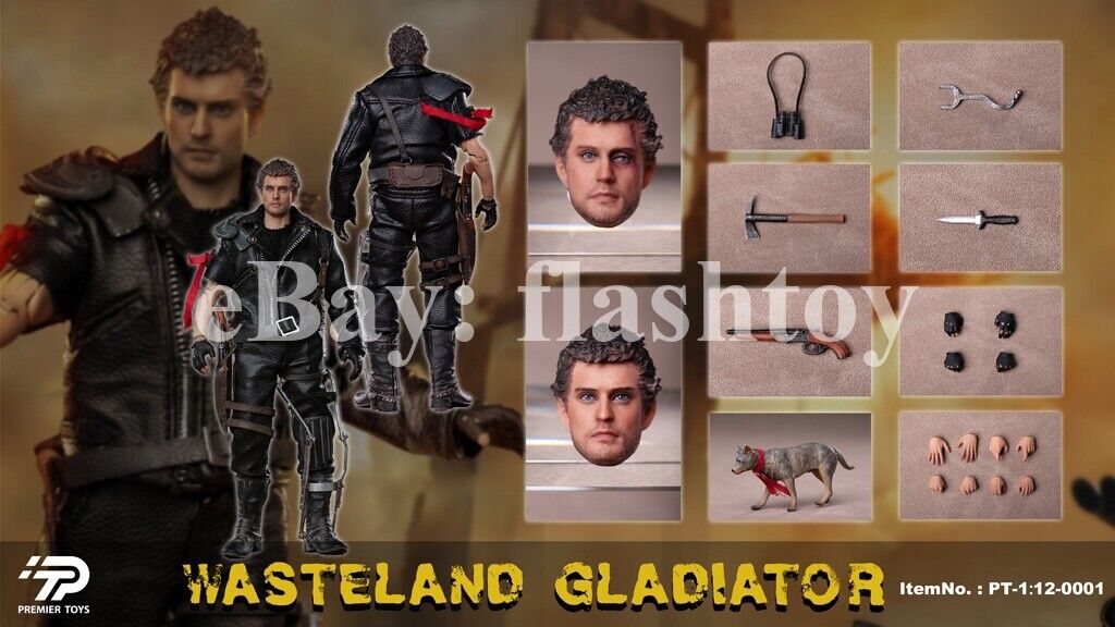 Premier Toy PT-1:12-0001 1/12 Mad Wasteland Gladiator Max 6" Action Figure Model