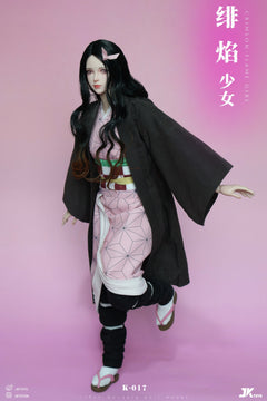Presale JKTOYS K-017 1/6 Demon Kamado Nezuko Slayer Cosplay Action Figure Model
