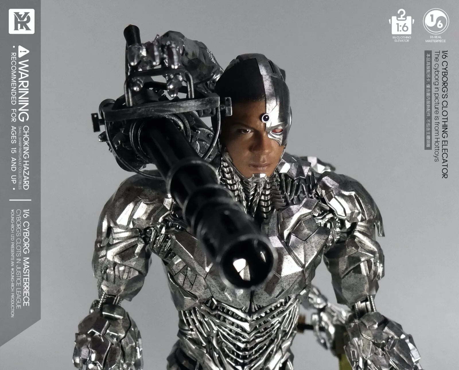 Youngrich Toys YR027 1/6 Justice League Cyborg Accessories Fit Hot Toys TMS057