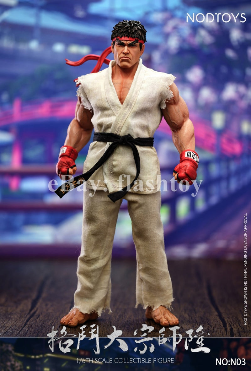 Presale NODTOYS NOD-N03 1/6 Grandmaster of Fighting Ryu Action Figure Model Toy