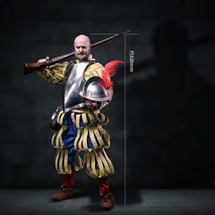 COOMODEL SE138 1/6 Spanish Conquistador Musketeer Sergeant modelo de figura de acción