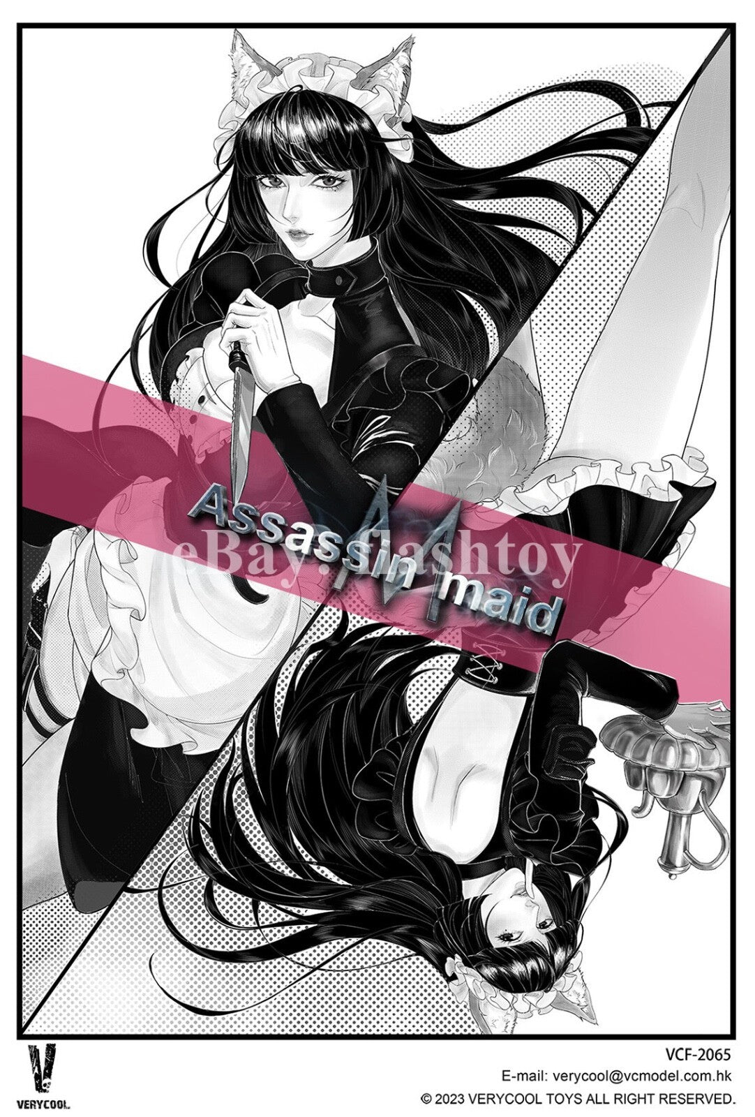VERYCOOL VCF-2065 1/6 Female Assassin Maid Michelle Collectible Action Figure