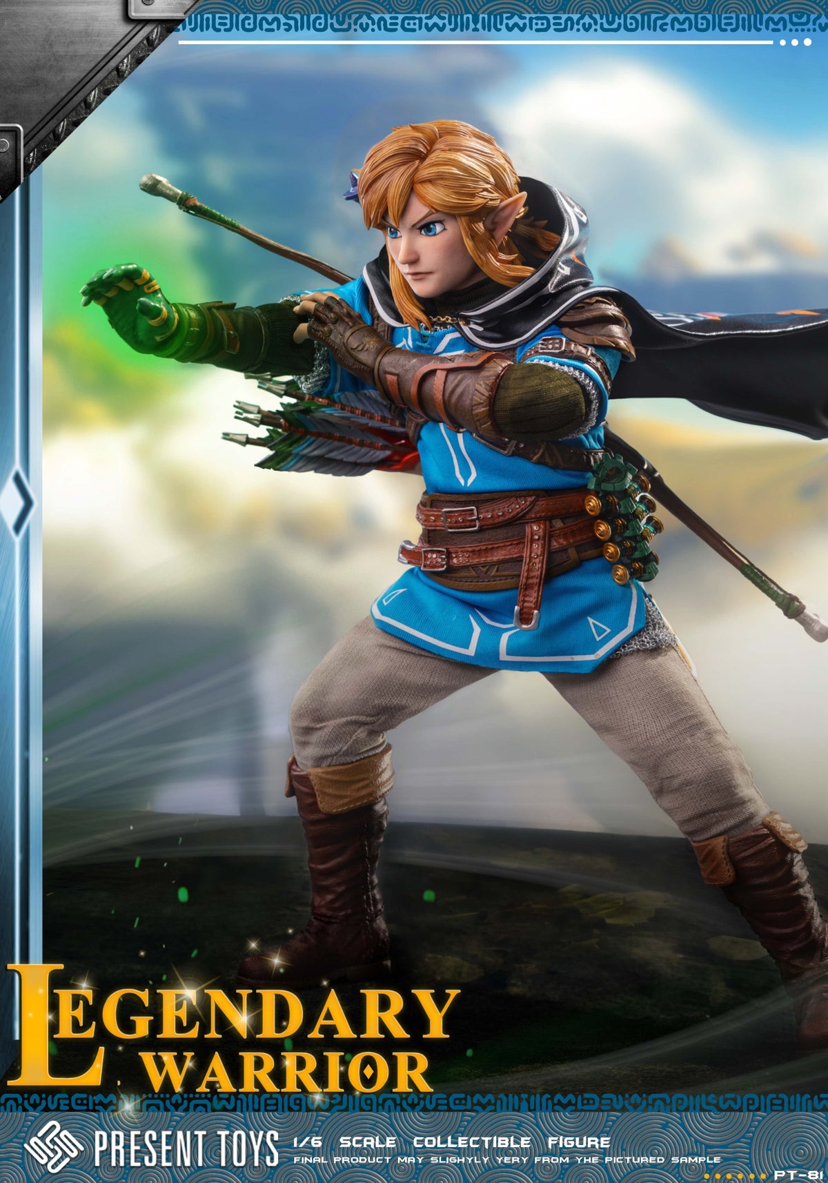 PRESENT TOYS PT-sp81 1/6 Legendary Warrior Link Male Action Figure Model Toy