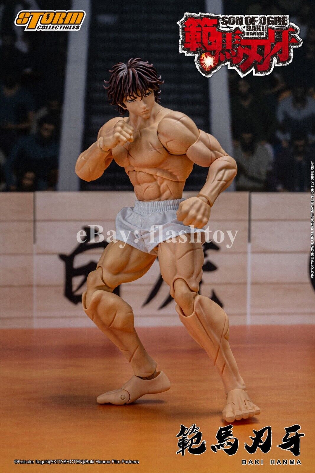 Storm Toys KIBK05 1/12 Baki Hanma Son of The Ogre Collectible Action Figure Toy