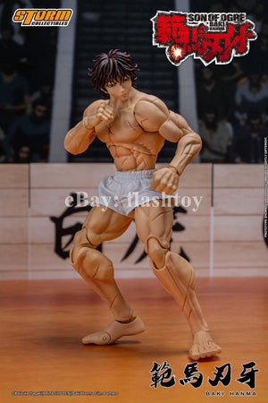 Storm Toys KIBK05 1/12 Baki Hanma Son of The Ogre Collectible Action Figure Toy
