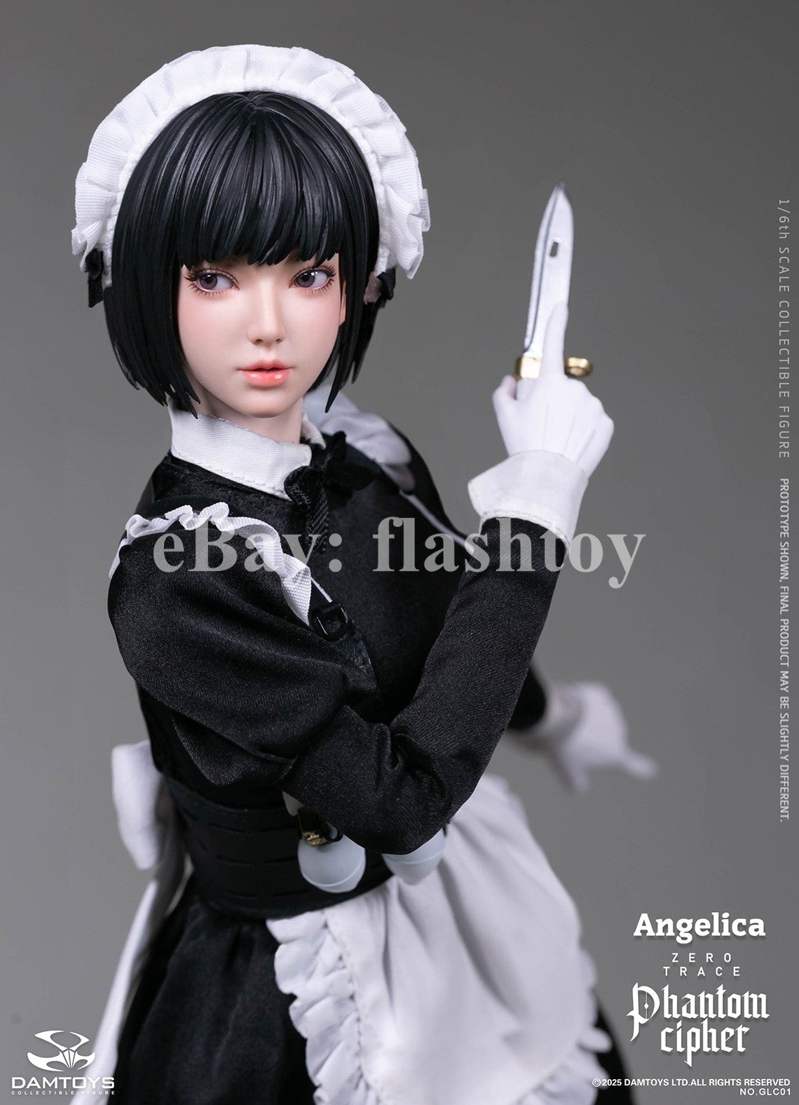 Presale DAMTOYS GLC01 1/6 Phantom Cipher Zero Trace  Angelica Action Figure Toy