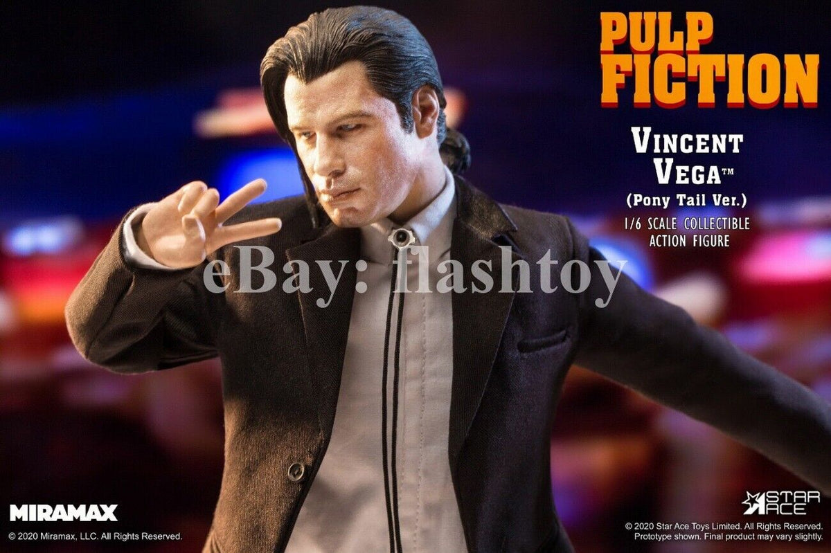 Star Ace Toys SA0086 1/6 Pulp Fiction VINCENT VEGA 2.0 12" Action Figure Model