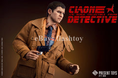 Preventa PRESENT TOYS PT-sp89 1/6 Clone Detective Rick Deckard figura de acción