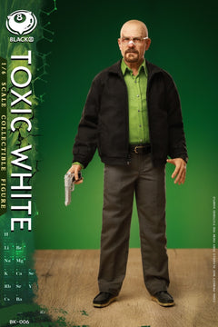Black 8 Toys BK-006 1/6 Breaking Toxic Mr.White The Bad modelo de figura de acción