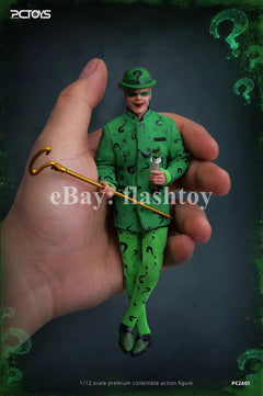 Preventa PCTOYS PC2601 1/12 Forever Riddler Carrey figura de acción masculina de colección