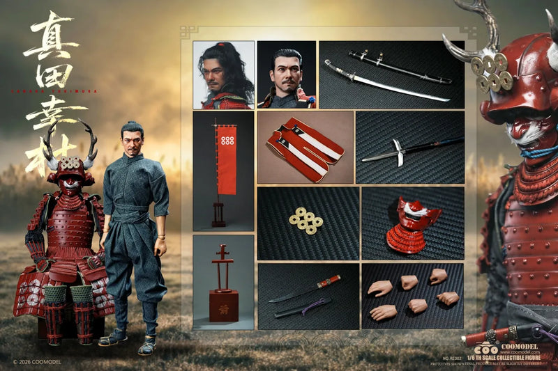 Presale COOMODEL RE002 1/6 Empire Era Sanada Yukimura Pure Copper Limited Ver.
