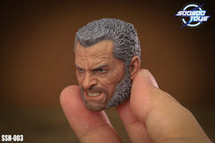 SOOSOOTOYS SSH-003 1/6 X Men Wolverine Old Logan cabeza esculpida fit 12" cuerpo de figura