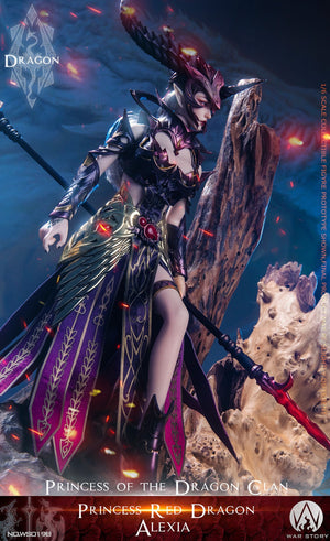 WAR STORY WS019B 1/6 Red Dragon Princess Alexia Female Action Figure Model Toy