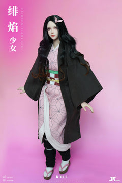 Presale JKTOYS K-017 1/6 Demon Kamado Nezuko Slayer Cosplay Action Figure Model