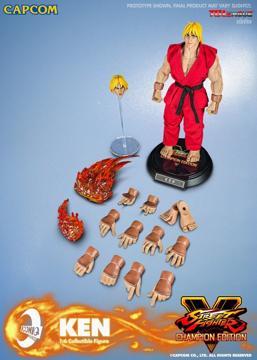 Iconiq Studio IQGS-04 1/6 Street Fighter Ken figura de acción masculina de colección
