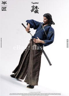 Presale HALF CARFT 1/12 Miyamoto 6" Collectible Male Action Figure Model Toy