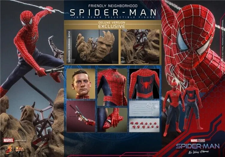 Hot Toys MMS662 1/6 Spider-Man: No Way Home Tobey Maguire 12" Figure Deluxe Ver.