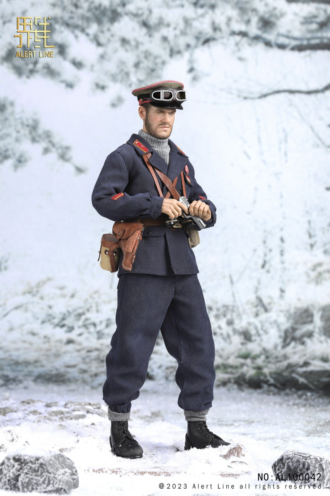 ALERT LINE AL100042 1/6 WWII Soviet Mountain Infantry Officer Action Figure Toy