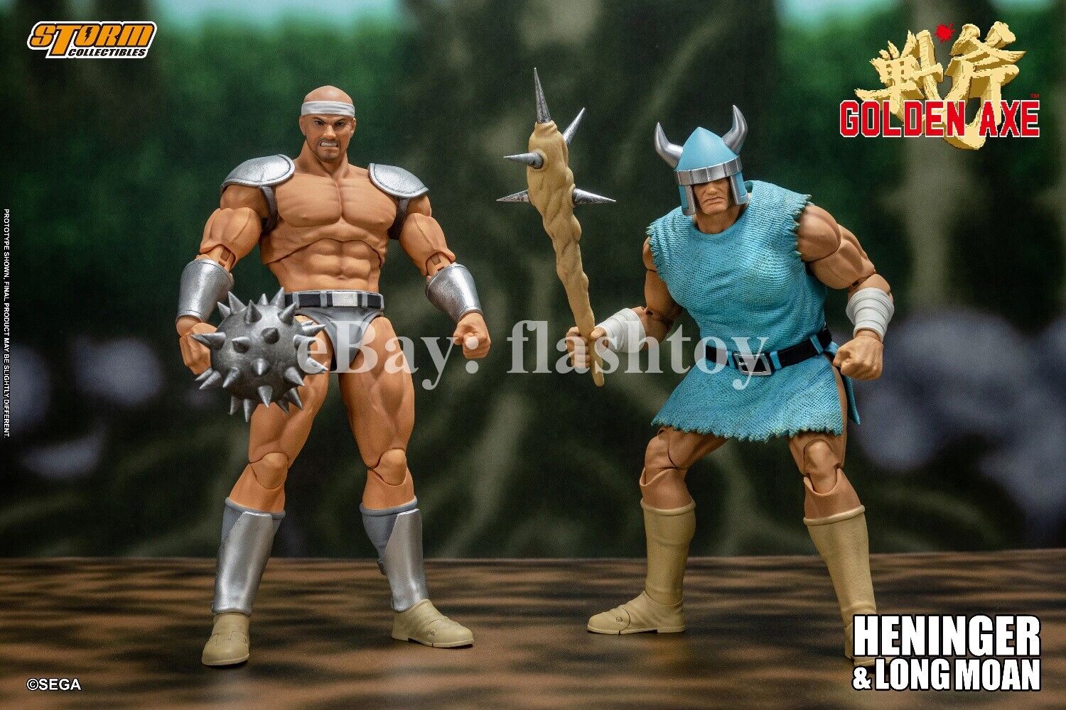 Storm Toys SGGX09 1/12 Golden Axe HENINGER &amp; LONG MOAN Action Figure Double Set