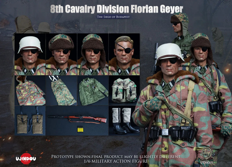 Presale UJINDOU UD9069 1/6 8th Cavalry Division Florian Geyer Action Figure Toy