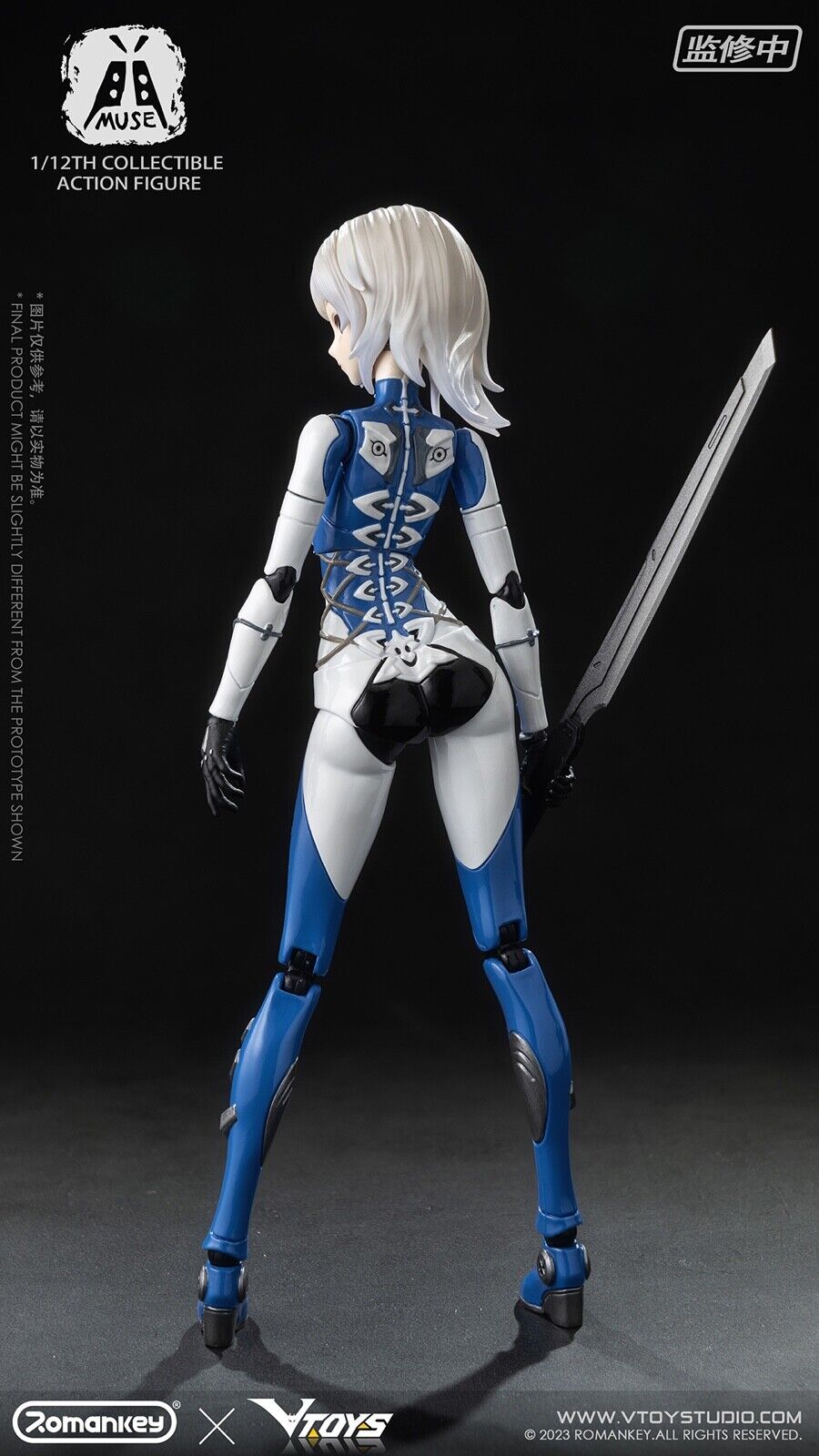 Romankey x VTOYS 1/12 MUSE 6" Female Action Figure Movable Eyes Model Toy