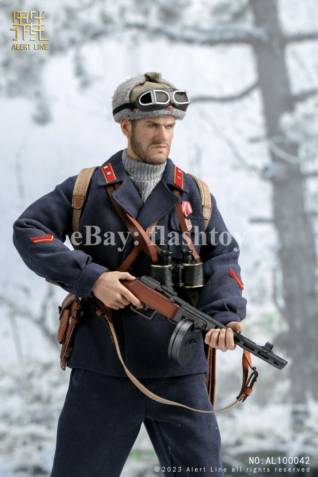 ALERT LINE AL100042 1/6 WWII Soviet Mountain Infantry Officer 12" Action Figure