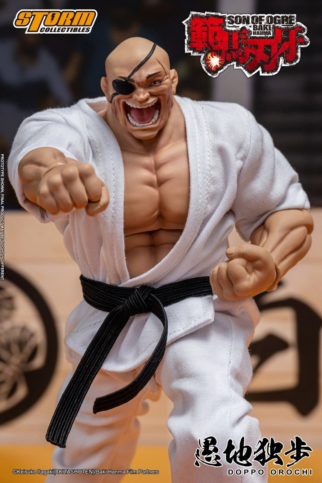 Storm Toys KIBK06 1/12 Son Of Ogre Baki Hanma Doppo Orochi Action Figure Model