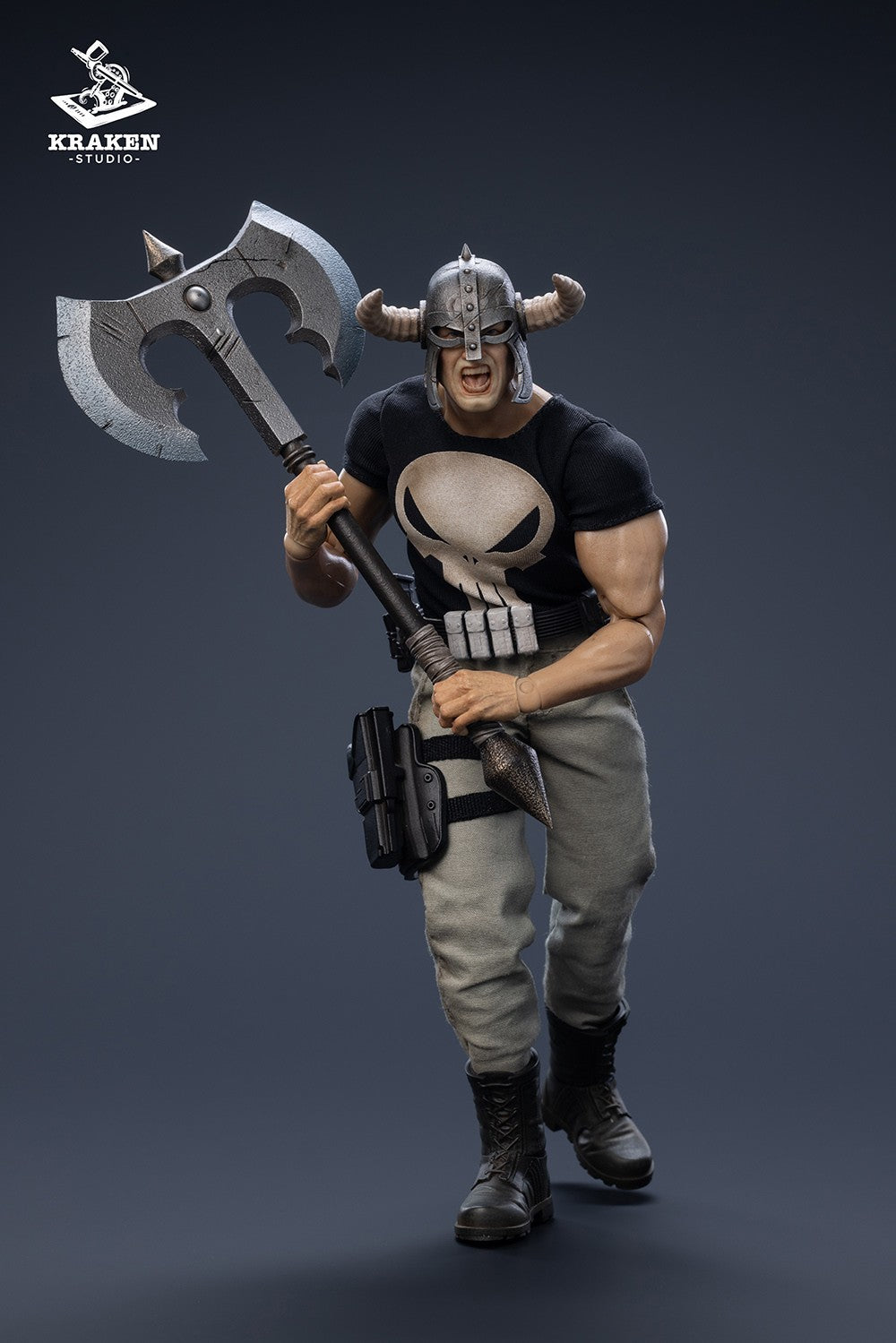KRAKEN Studio 1/12 Crime Buster Frank 6" Male Action Figure Model Deluxe Ver.