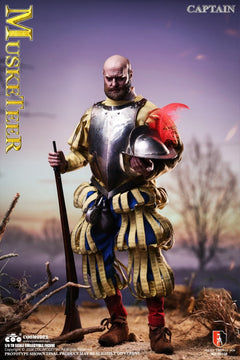 COOMODEL SE138 1/6 Spanish Conquistador Musketeer Sergeant modelo de figura de acción