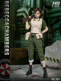 Preventa M8 STUDIO No.001 1/6 Resident Zombie Evil Crisis Rebecca figura de acción