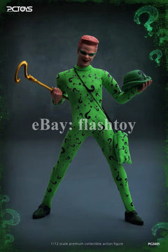 Preventa PCTOYS PC2601 1/12 Forever Riddler Carrey figura de acción masculina de colección