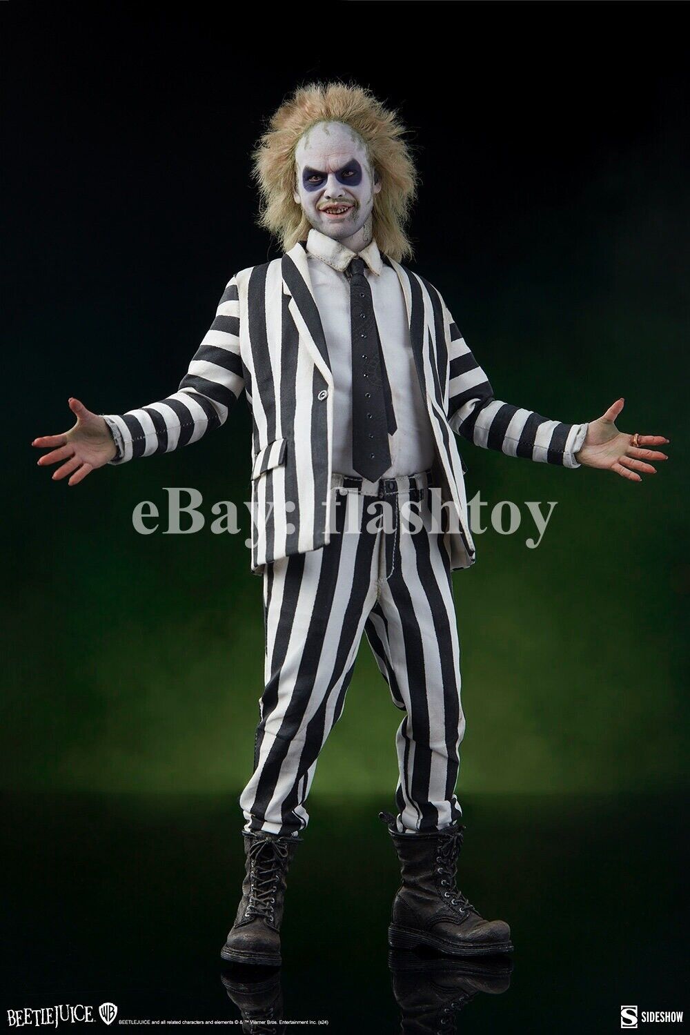 Sideshow 100490 1/6 Beetlejuice Michael Keaton 12" Male Action Figure Model Toy
